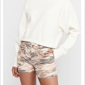 NWT express army print shorts